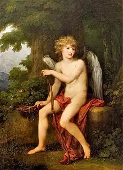 Prince Henry Lubomirski As Amor (1786), oil on canvas, Borys Voznytsky Lviv National Art Gallery, Ukraine