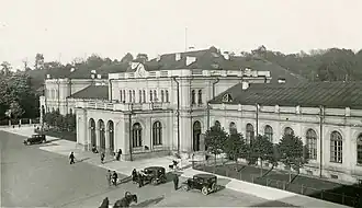 Kaunas railway station in 1933