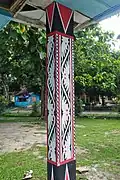 Pinar Apulapul, one of the traditional Simalungun ornamental motifs.