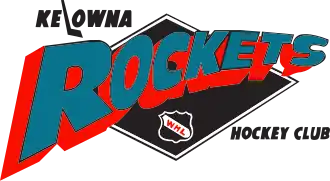 The original Kelowna logo, based on Tacoma's, c. 1995–2000.