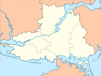 Pidstepne is located in Kherson Oblast