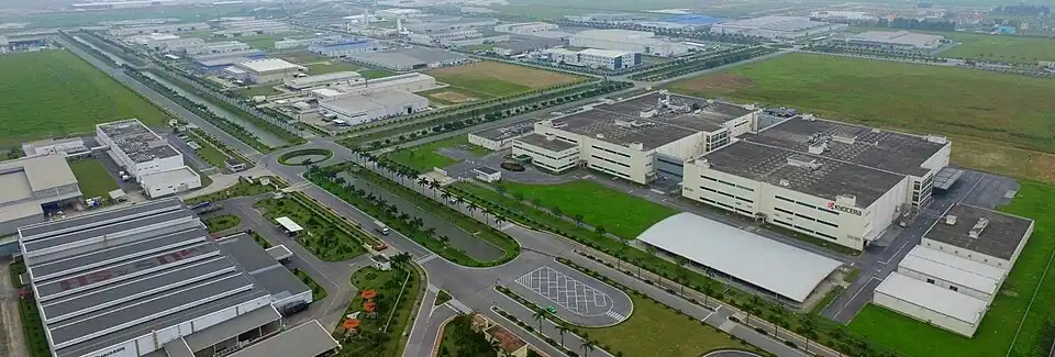 The Thăng Long II Industrial Zone.