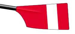 Image showing the rowing club's blade colours