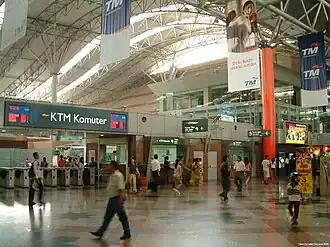 KTM Komuter in KL Sentral