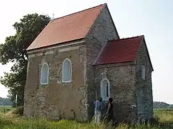 Church of Saint Margaret of Antioch, Kopčany, one of still standing churches for which Greater Moravian origin is considered. 9th or 10th century.