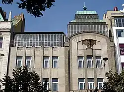 Adam Pharmacy, Prague, 1911-1913, elevation