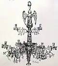 Gothic chandelier from Dortmund, Germany