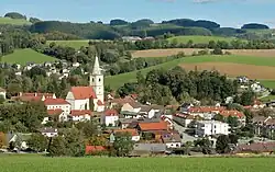 Southwest view of Krumbach
