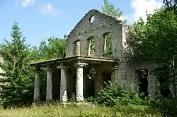 Ruins of the former Kunda Manor in Linnuse