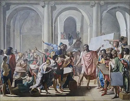 L'école d'Apelle by Jean Broc