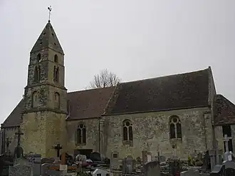 The church in Anguerny