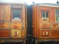 The LNER uses teak for their coaches until 1942; when the Thompson all-steel coaches are introduced, both kinds coexist.