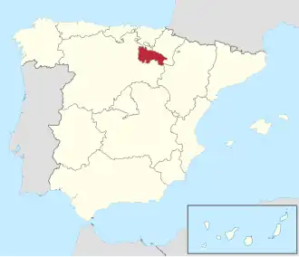 Map of La Rioja