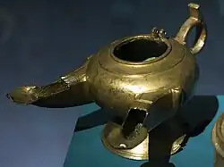 Lamp with double beak, 11–12th century. Paykend.[86]