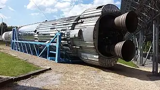Blue Streak stage, engine view