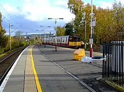 Train arriving