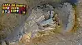 Burial 5. Excavation at phase 7.