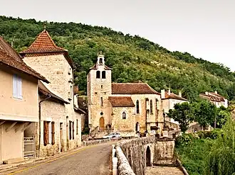 The church in Larnagol