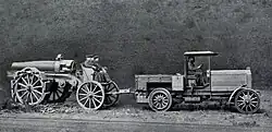 A barrel on its own carriage.