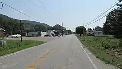 Looking east on Ohio Highway 124 in Latham