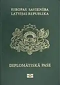 Diplomatic passport cover