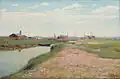 L.A. Ring, Åen og havnen ved Frederiksværk, 1900, Den Hirschsprungske Samling
