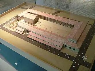 Model of the Roman forum of Lutetia (Musée Carnavalet)