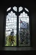 Left window of RAF Regiment Chapel, Church of St Anne, Catterick