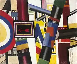 Fernand Léger, The Railway Crossing, 1919, oil on canvas, 53.8 × 64.8&nbsp;cm, The Art Institute of Chicago