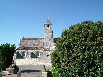 The church in Les Essards