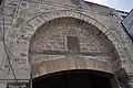 Inscription on top of the door