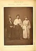 1. Christian inhabitant of Lesbos 2. Christian woman from Lesbos 3. Christian woman from Symi