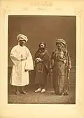 1. A'alim from Al Hudaydah 2. Burgher from Al Hudaydah 3. Muslim lady from Sana'a