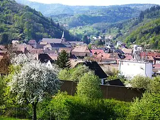 Lièpvre seen from Hoimbach