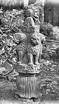 Remains of one of the Pillars of Ashoka, displayed at the museum.