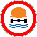 No vehicles carrying substance liable to cause water pollution
