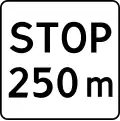 Stop ahead