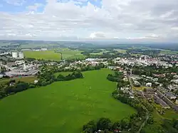 Litovel and surrounding landscape
