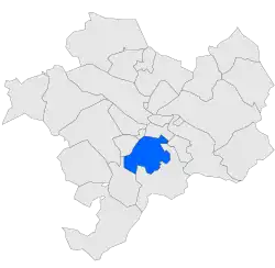 Location in Alt Penedès county