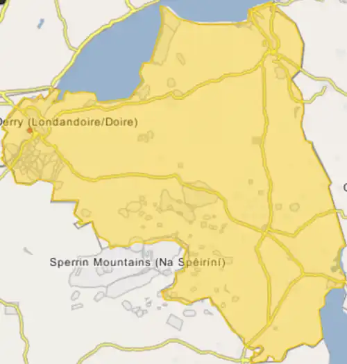 The Loup is located in County Londonderry
