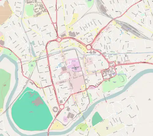 Chester Cathedral is located in Chester city centre