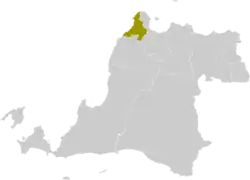 Location within Banten
