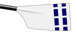 Image showing the rowing club's blade colours