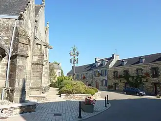 The calvary and church