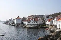 View of the village harbour