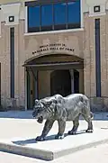 Tiger Statue and Baseball Hall of Fame