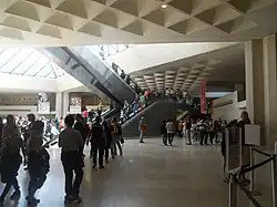 Escalators in the Hall Napoléon