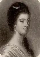 engraving of Anne Liddell