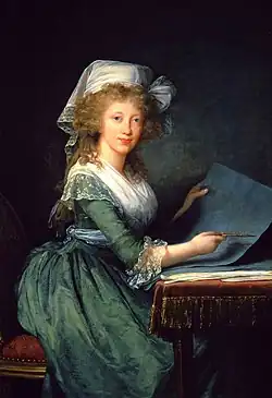 Luisa Maria Amelia di Borbone, 1790, Museo di Capodimonte.