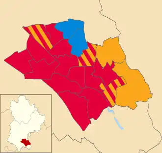 2011 results map